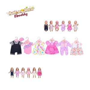 Baby Doll/ 18 inch Doll Outfits (Set of 5)